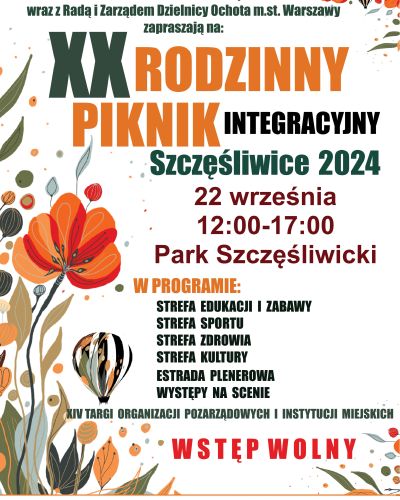 XX Rodzinny Piknik Integracyjny Szczęśliwice 2024
