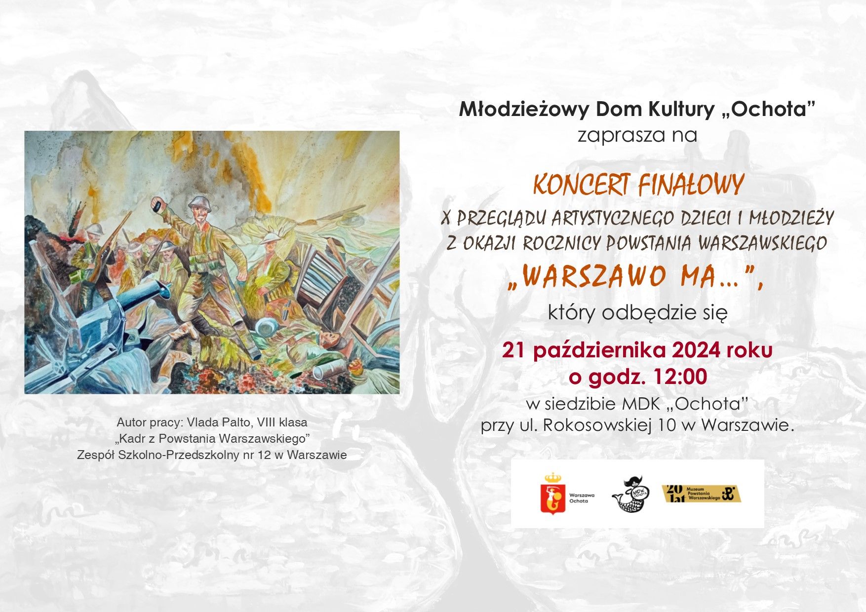 Koncert finałowy X Przeglądu "Warszawo ma" oraz lista laureatów