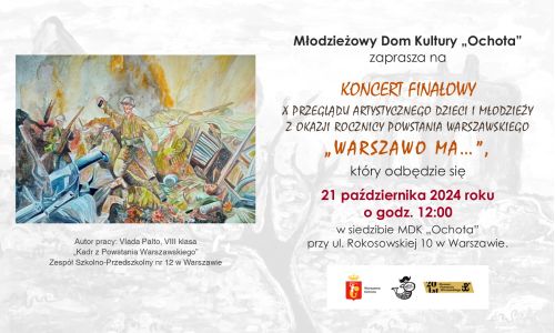 Koncert finałowy X Przeglądu "Warszawo ma" oraz lista laureatów